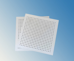 Hole-punched aluminum sheet