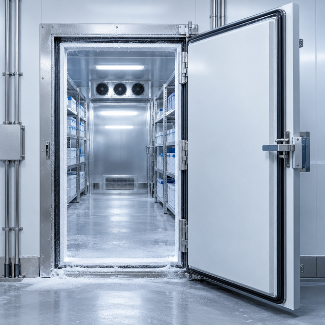 Ultra-Low Temperature Deep Freezer Door | -80℃ Rated | Heated Frame Anti-Frost for Biobank