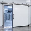 Manual Sliding Cold Room Door | PU/PIR Insulated | Heavy-Duty Track for Industrial Freezer